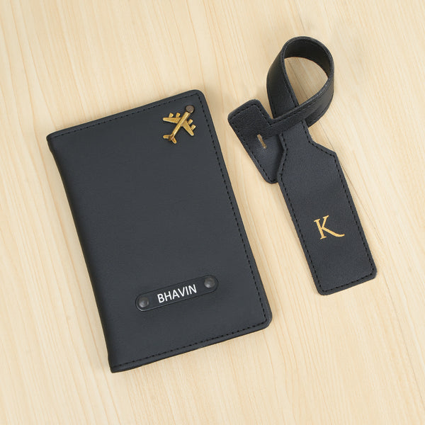 Passport Cover & Luggage Tag Combo