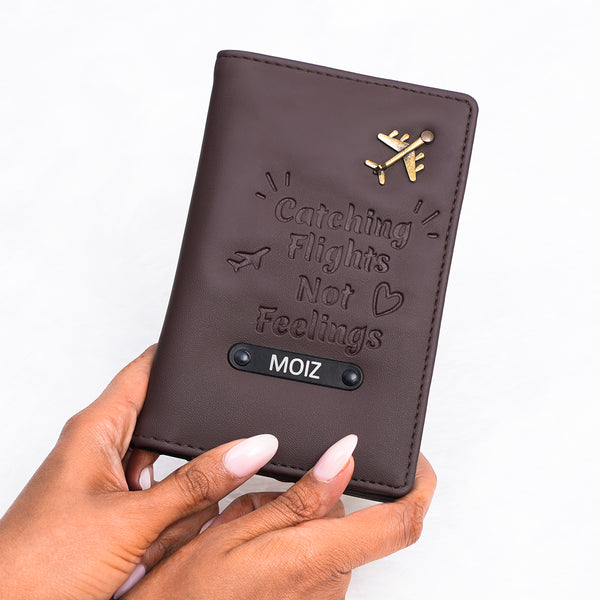 Passport Cover - Catching Flights Not Feelings