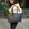 Travel Tote - Charcoal Black