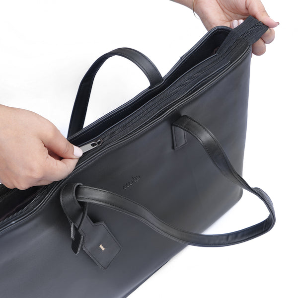 Travel Tote - Charcoal Black