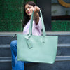 Travel Tote - Mint Green