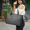 Travel Tote - Charcoal Black