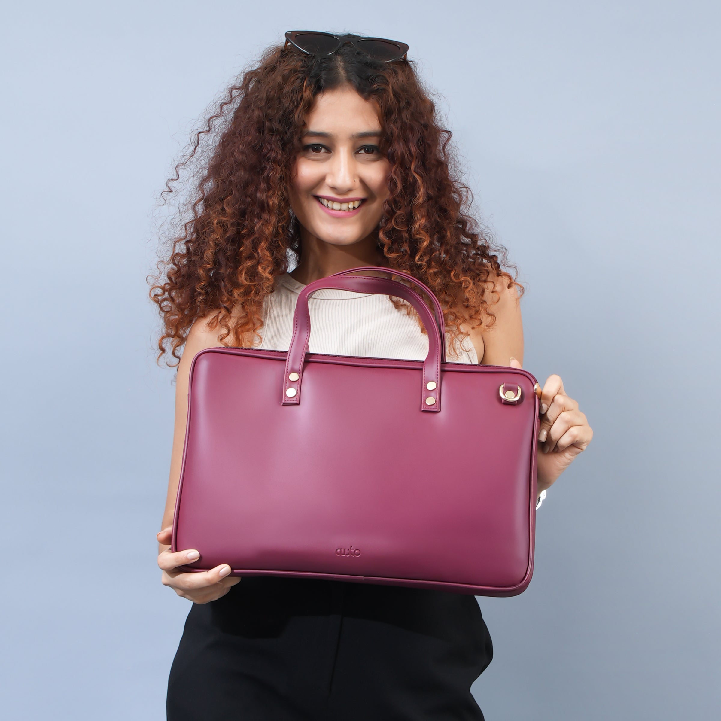 Aero Laptop Bag - Burgundy