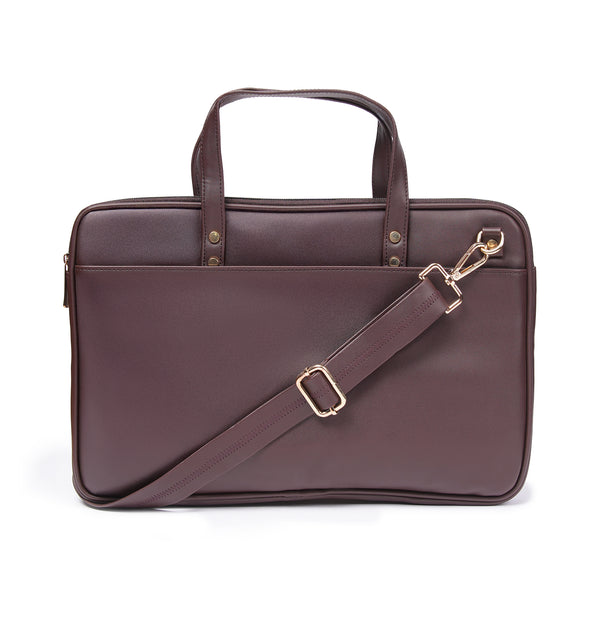 Aero Laptop Bag - Deep Brown