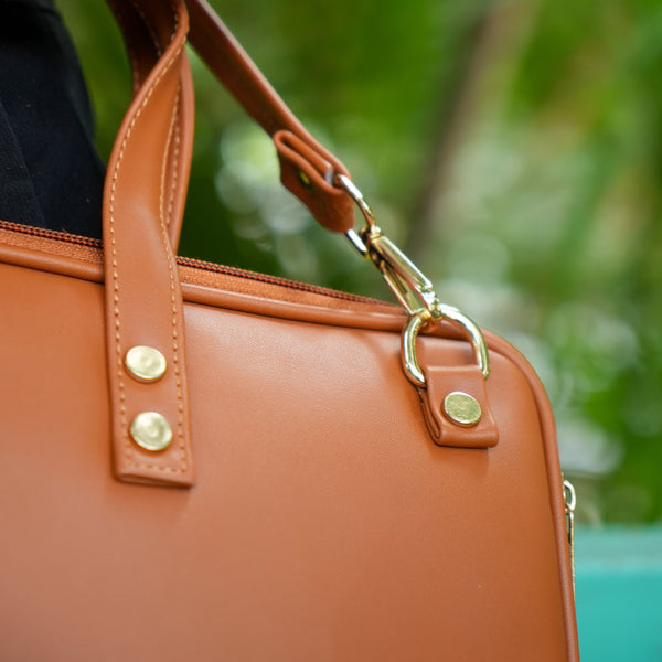 Aero Laptop Bag - Walnut Brown