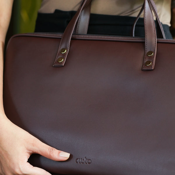 Aero Laptop Bag - Deep Brown