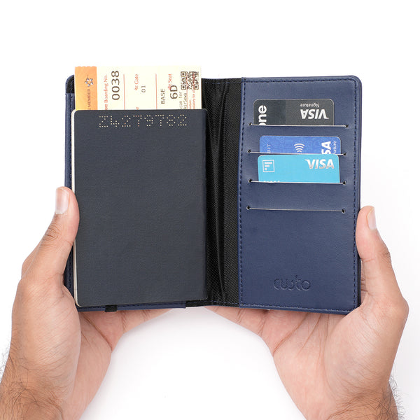 Passport Cover - Midnight Blue