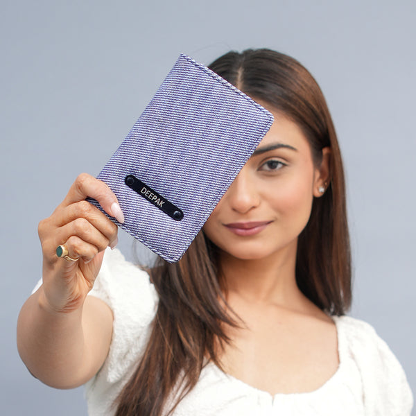 Passport Cover - Denim Blue