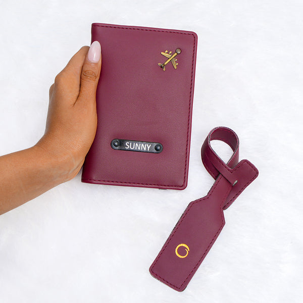 Passport Cover & Luggage Tag Combo