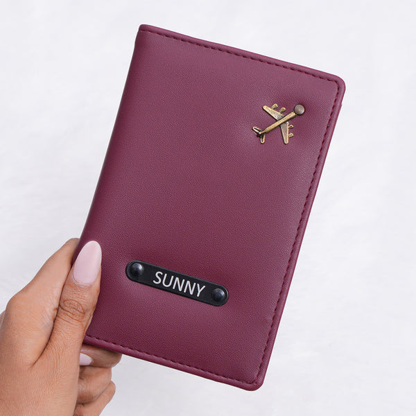 Passport Cover - Burgundy