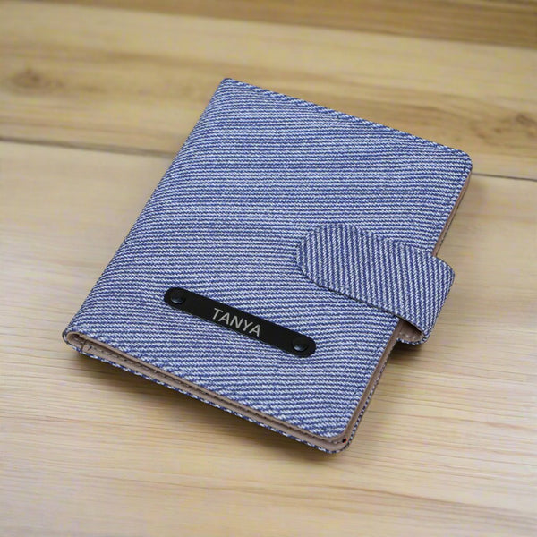 Passport Wallet - Denim Blue