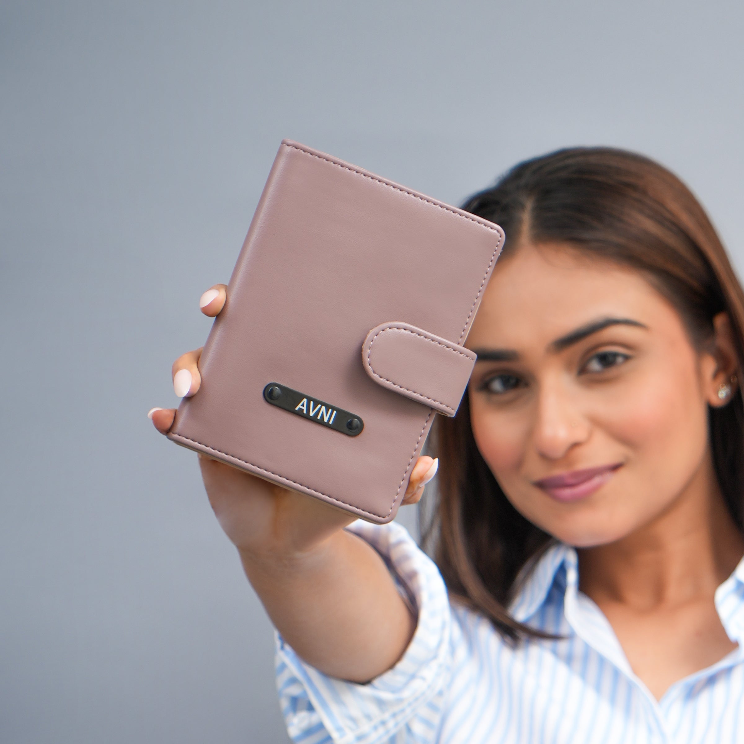 Passport Wallet - Smokey Mauve