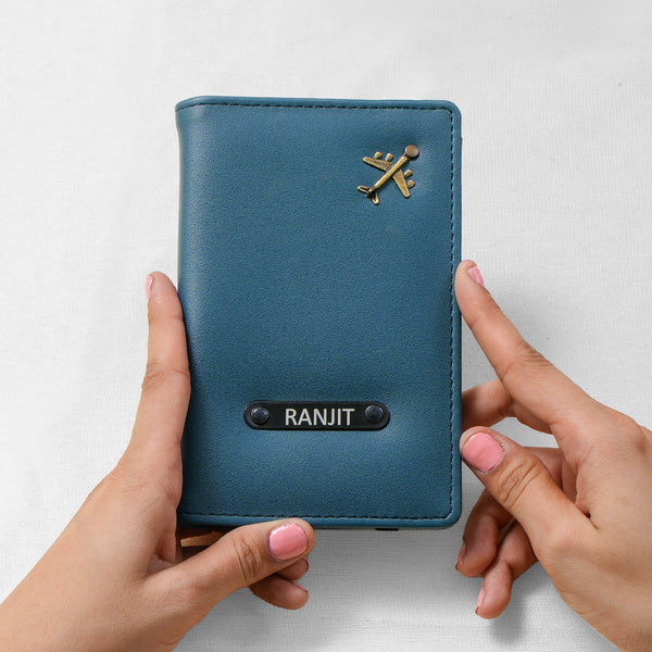 Passport Cover - Prussian Blue