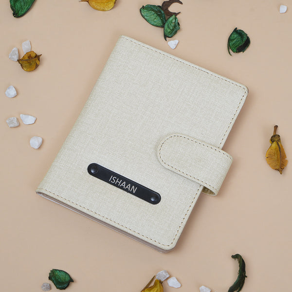 Passport Wallet - Khadi Cream