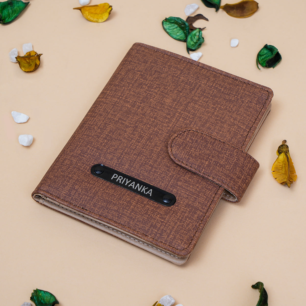 Passport Wallet - Khadi Brown