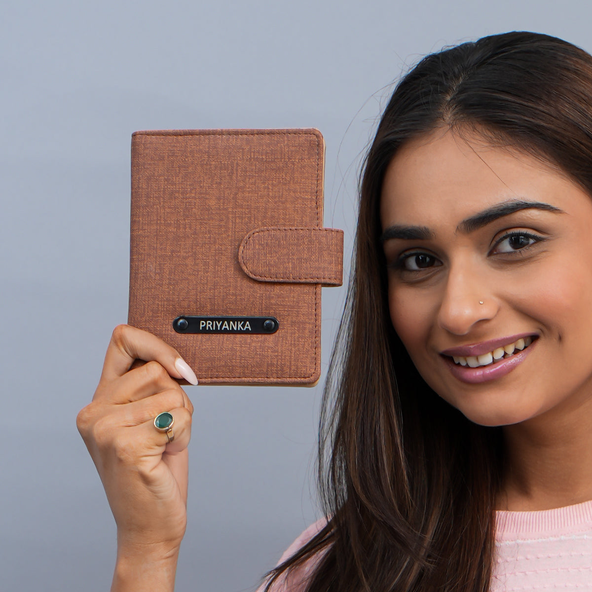 Passport Wallet - Khadi Brown