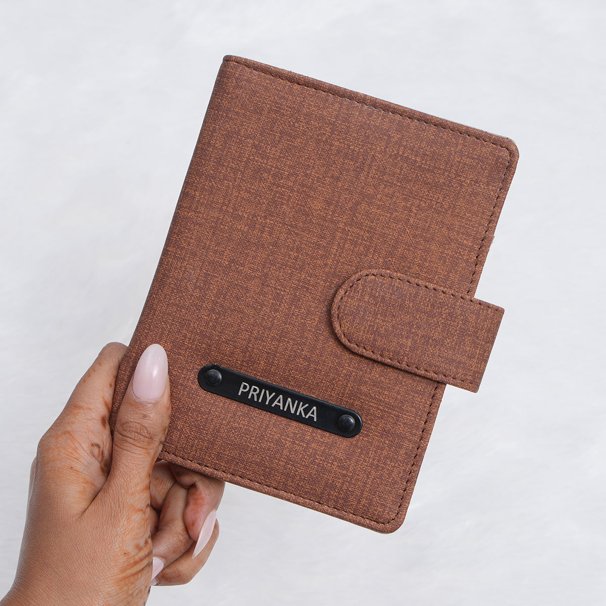 Passport Wallet - Khadi Brown