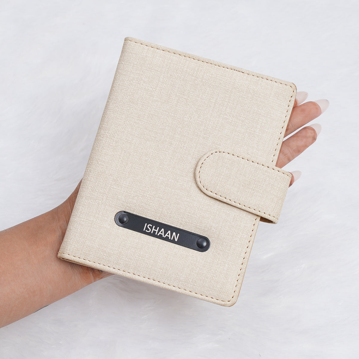 Passport Wallet - Khadi Cream