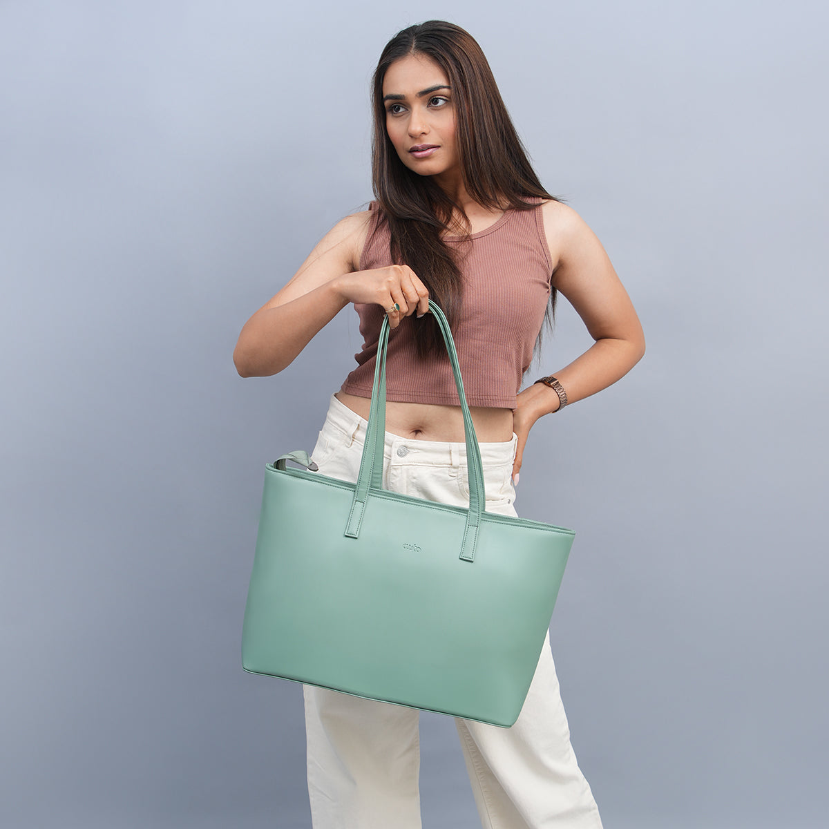 Travel Tote - Mint Green