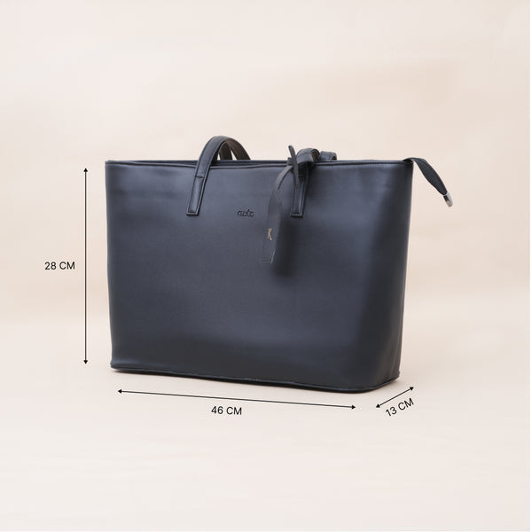 Travel Tote - Charcoal Black